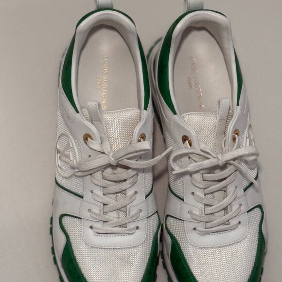 Louis Vuitton Run Away Sneaker White/Green Monogram – Size 41/US Men’s 8 and W10 - Picture 10 of 11